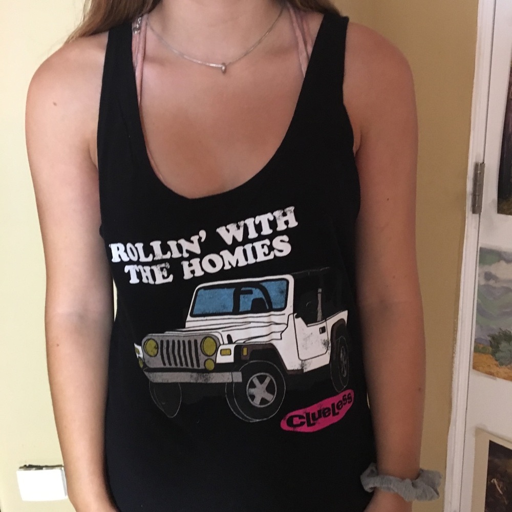“Clueless” movie graphic tank top